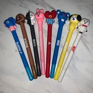 BT21 character pens NEW